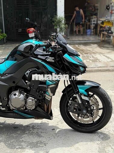 Kawasaki Z1000 2015 Đen, Xanh ngọc 13000 km