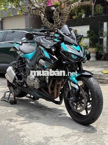 Kawasaki Z1000 2015 Đen, Xanh ngọc 13000 km
