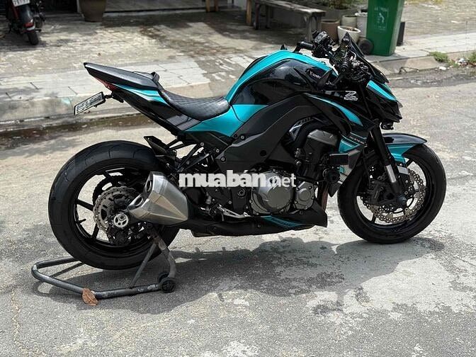 Kawasaki Z1000 2015 Đen, Xanh ngọc 13000 km