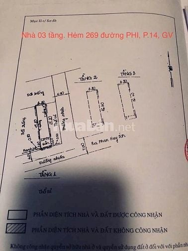 Bán nhà rộng 3 lầu (4,2x19) 269/22 Phan Huy Ích, Phường 14, Gò Vấp 