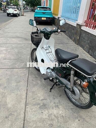 Honda Cub 86 50cc Xanh Trắng xe có đề
