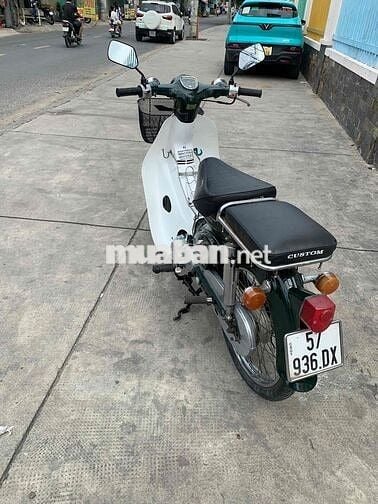 Honda Cub 86 50cc Xanh Trắng xe có đề