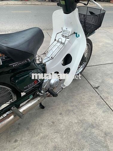 Honda Cub 86 50cc Xanh Trắng xe có đề