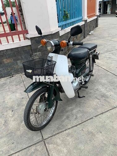 Honda Cub 86 50cc Xanh Trắng xe có đề
