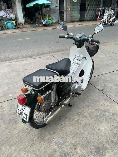 Honda Cub 86 50cc Xanh Trắng xe có đề