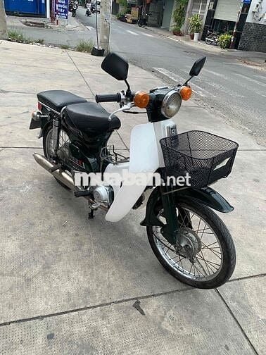 Honda Cub 86 50cc Xanh Trắng xe có đề