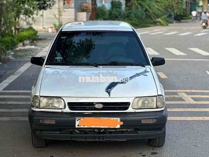 Kia Pride Cd5 2004 Trắng Ghế da 5 chỗ