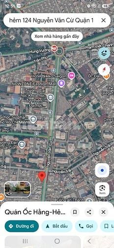 Nhà Góc 2MT hẻm, cách MT Nguyễn Văn Cừ 8m, Nguyễn Cư Trinh,Q1