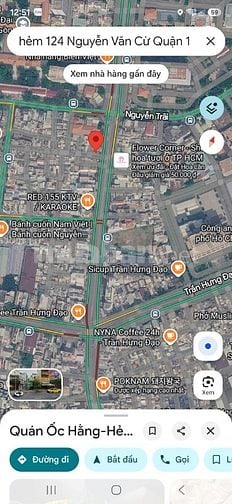 Nhà Góc 2MT hẻm, cách MT Nguyễn Văn Cừ 8m, Nguyễn Cư Trinh,Q1