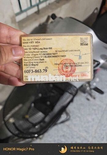 Honda Wave 110 2002 Bạc