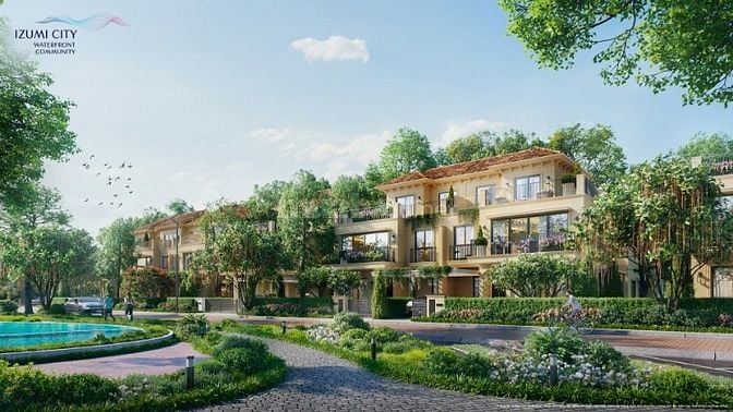 Bán biệt thự Song Lập View Sông dự án Izumi City 12x20.5 giá 17 tỷ