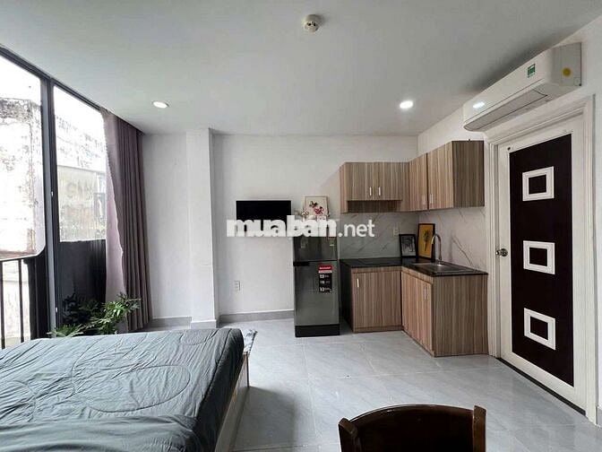 Cho thuê CHDV Studio full nt✨️bancol thoáng✨️38m2✨️gần chợ Bà Chiểu,Q.BT