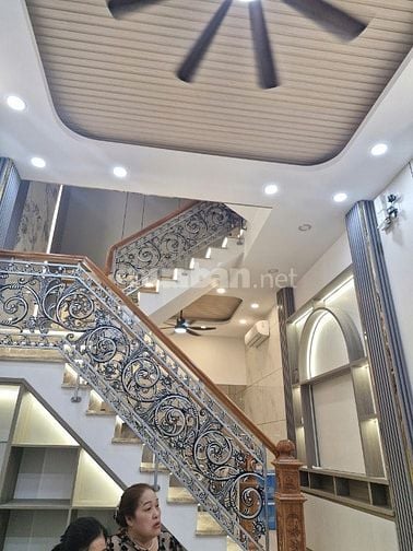 Nhà mới xây kiên cố 4 tầng, hẻm xe hơi ở 22/21 Cây Cám, Bình Tân, 4x14