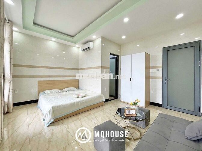 Cho thuê căn hộ studio ban công full nội thất Nguyễn Văn Cừ Quận 5 