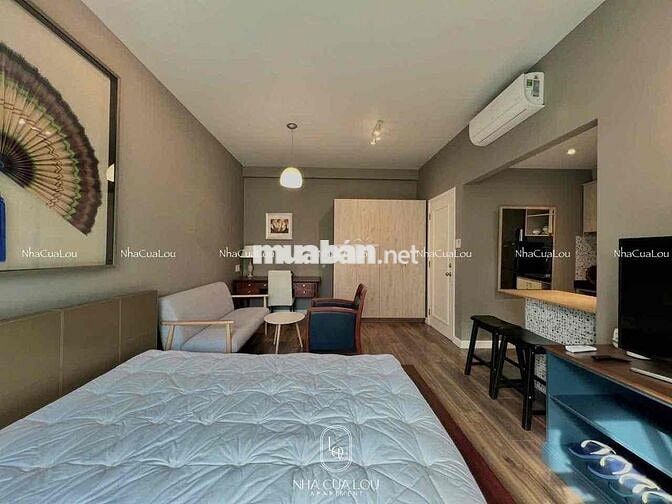 Căn hộ studio full nội thất cửa sổ thoáng đường Nguyễn Văn Cừ quận 5