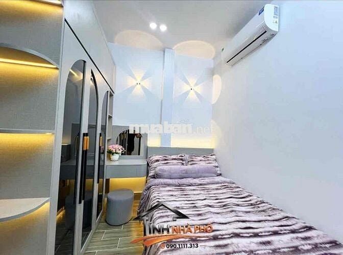 XÂY MỚI SHR 4M x 27M SÂN TRƯỚC SAU 3PN HẺM XE HƠI CẠNH KDC ANH TUẤN