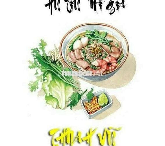 còn tuyển nhân viên phụ quán hủ tiếu ca 5h-15h
