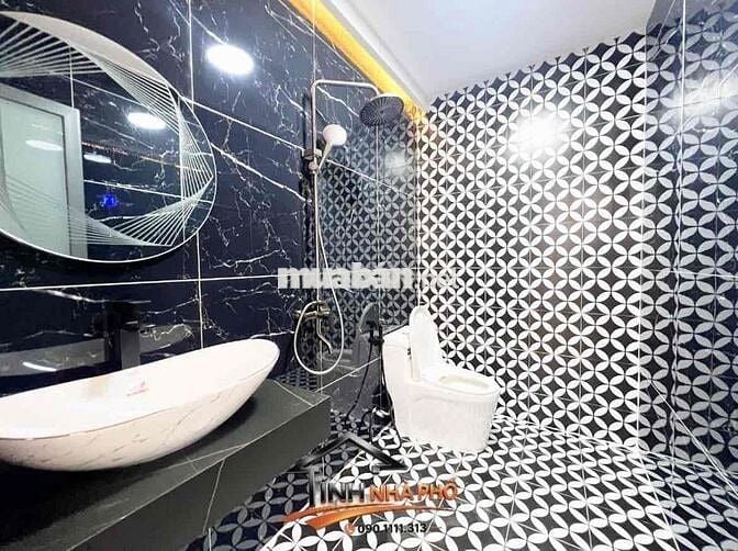 XÂY MỚI SHR 4M x 27M SÂN TRƯỚC SAU 3PN HẺM XE HƠI CẠNH KDC ANH TUẤN