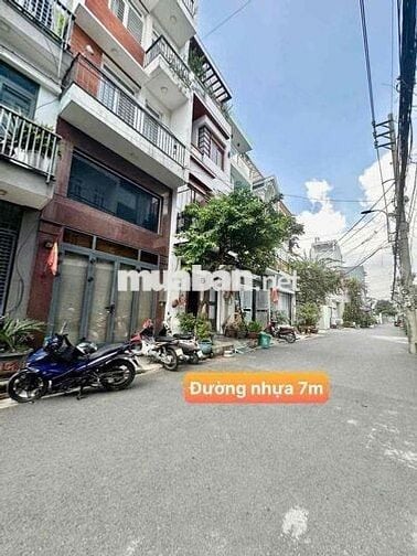 Cho Thuê Nhà Hẻm Tải DT 220m2 1Trệt 1Lửng 3Lầu 5Pn 4Wc Sân Thượng