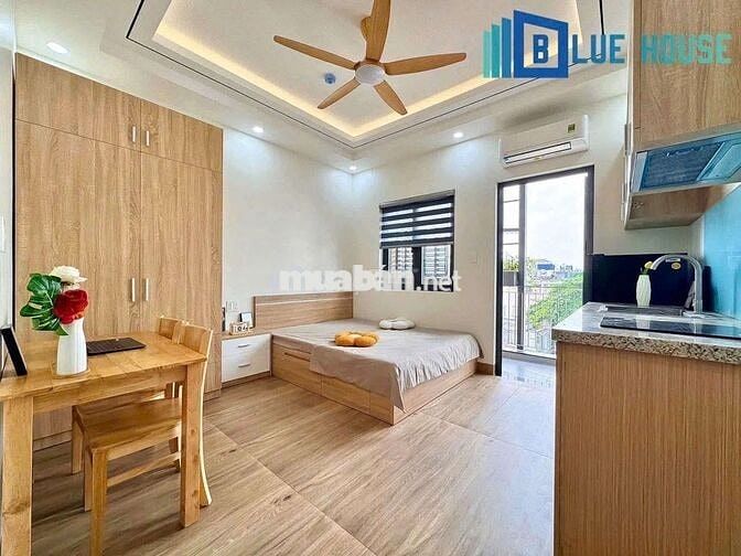 Cho thuê căn hộ Studio ban công full nội thất Lê Thánh Tôn Quận 1 