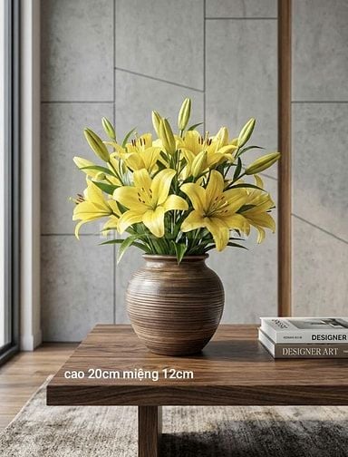 Bình cắm hoa ly đẹp tại TP.HCM – Gốm Sứ FULO