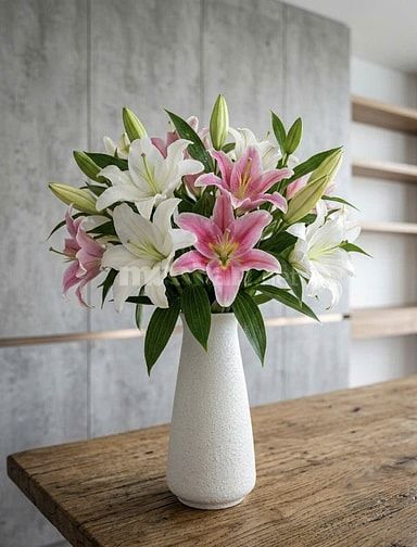 Bình cắm hoa ly đẹp tại TP.HCM – Gốm Sứ FULO