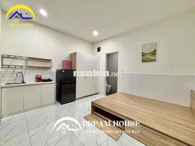 CĂN HỘ STUDIO DƯỚI TRỆT RIÊNG BIỆT MỚI XÂY ĐẦY ĐỦ NỘI THẤT Ở LIỀN