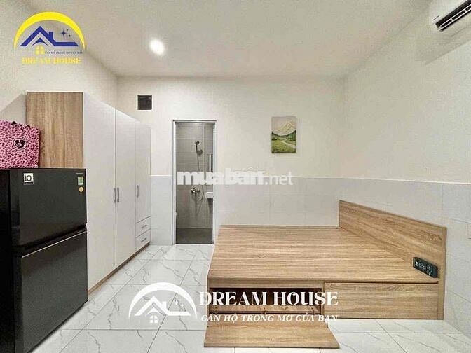 CĂN HỘ STUDIO DƯỚI TRỆT RIÊNG BIỆT MỚI XÂY ĐẦY ĐỦ NỘI THẤT Ở LIỀN