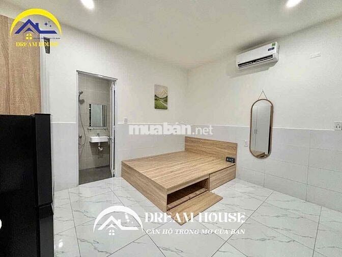 CĂN HỘ STUDIO DƯỚI TRỆT RIÊNG BIỆT MỚI XÂY ĐẦY ĐỦ NỘI THẤT Ở LIỀN