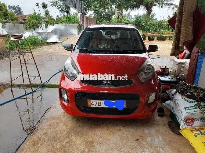 Kia Morning 2016 Số sàn 150000 km Đỏ