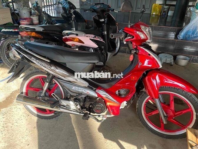 SYM Elegant LC Đỏ Đài Loan Xe số