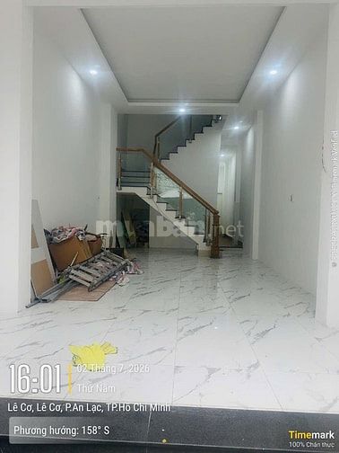 Bán nhà Hẻm xe hơi 5m đường Lê Cơ, phường An Lạc, quận Bình Tân