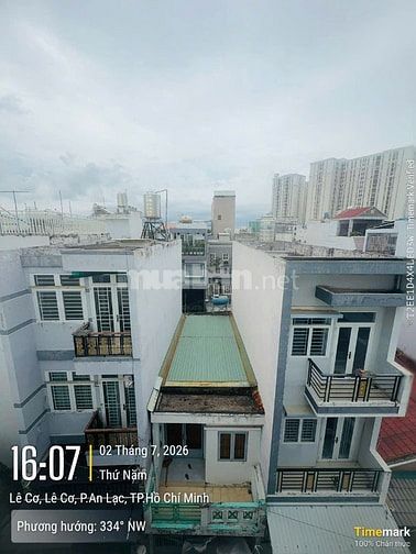 Bán nhà Hẻm xe hơi 5m đường Lê Cơ, phường An Lạc, quận Bình Tân