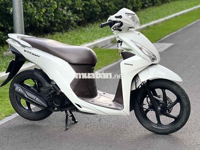 Honda Vision 2016 Trắng Nâu BSTP 9Chủ Công Chứng