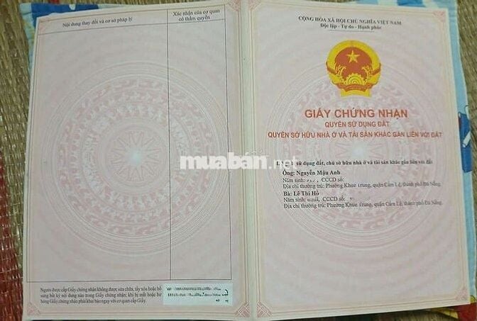 Bán lô đất đường Bàu Cầu 9 Hòa Xuân,  Đà Nẵng