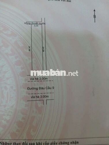 Bán lô đất đường Bàu Cầu 9 Hòa Xuân,  Đà Nẵng