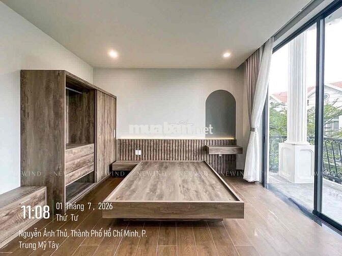 🔥Căn Hộ Mới Xây Đủ Tiện Nghi_Ban công, Cửa sổ_Ngay CVPM, Tô Ký - Q12