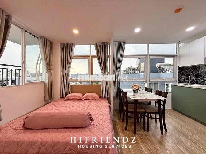 CĂN HỘ FULL NỘI THẤT CỬA SỔ LỚN NGAY LÊ QUANG ĐỊNH SÁT CHỢ BÀ CHIỂU