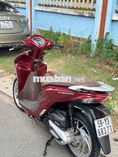 Honda Vision 2021 Smartkey màu Đỏ