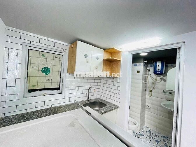 CHO THUÊ CĂN HỘ CÓ GÁC 25m2 UNG VĂN KHIÊM GẦN RẠP PHIM BETA -ĐH HUTECH