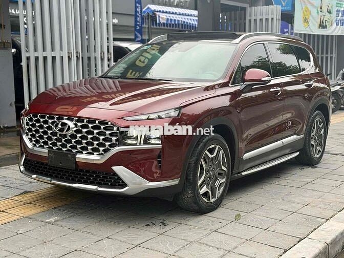 Hyundai SantaFe Cao cấp 2.5L HTRAC 2021 Đỏ 50000