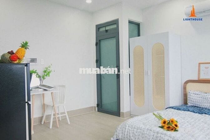 CHÍNH CHỦ: 1PN TÁCH BẾP CÓ BAN CÔNG NGAY ĐH VĂN LANG, LOTTE MART 