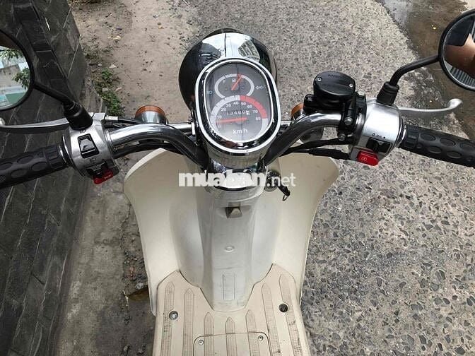 Taya Crea 50cc 2022 Đen, Trắng đèn Led