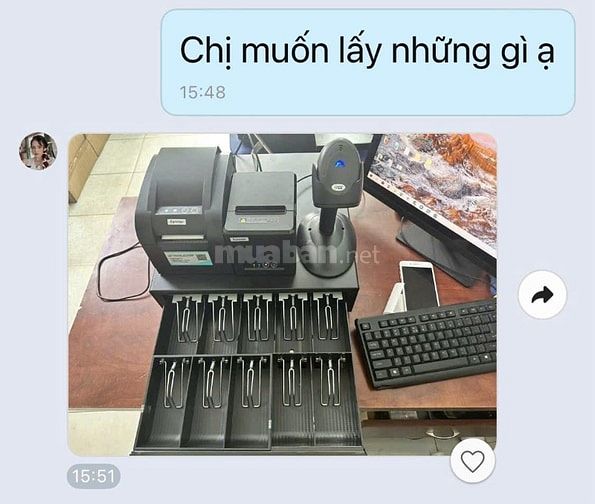 thanh lý trọn bộ tính tiền cho tạp hóa, vpp, shop