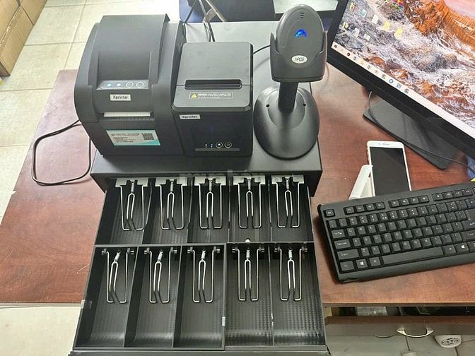 thanh lý trọn bộ tính tiền cho tạp hóa, vpp, shop