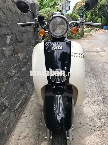 Taya Crea 50cc 2022 Đen, Trắng đèn Led