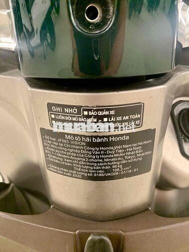 🔥 Honda Vision Smartkey 2020 Chính Chủ BSTP Xe Đẹp