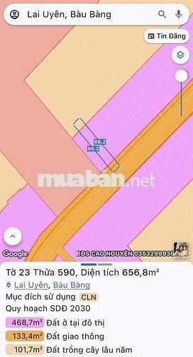 🔥 BÁN ĐẤT MẶT TIỀN ĐƯỜNG ĐT741 – LAI UYÊN, BÀU BÀNG, BÌNH DƯƠNG 🔥