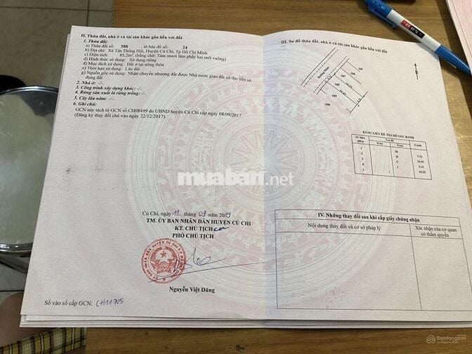 Bán Gấp Lô Đất 1 Tỷ 3,5 Ngay Đường Suối Lội Tân Thông Hội, Củ Chi SHR.