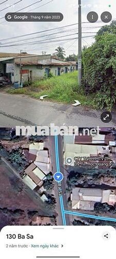 Bán đất mặt tiền đường Ba Sa, cách Ql22 200m